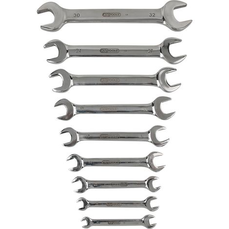 KS Tools - Jeu de 9 clés à fourches INOX, 8 à 32 mm - 964.2240