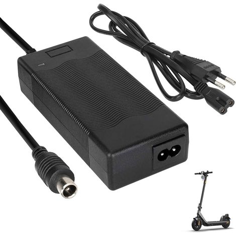 42V 2A Chargeur Trotinette Electrique pour Xiaomi M365,Pro,Pro 2,Mi 3,1s,36V Chargeur Universel Batterie Lithium pour Ninebot G30/E/F Series,DC 8MM Prise Charrgeur Rapide pour Scooter (1/5)
