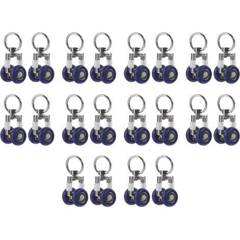 Convient aux accessoires de poulies de rideaux, rails, poulies, accessoires à roulettes et roues de suspension N 15 (1/3)