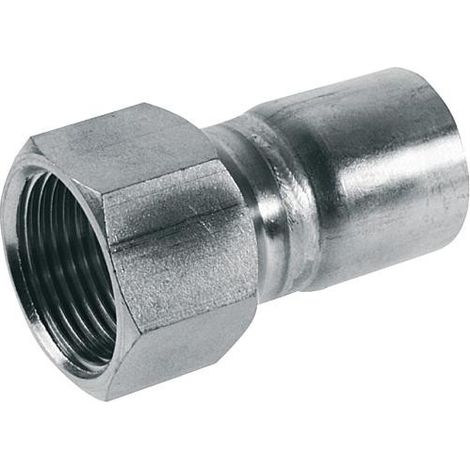 Raccord moule C acier Manchon de reduction (mâle/fil fem) 15x1/2" WG834