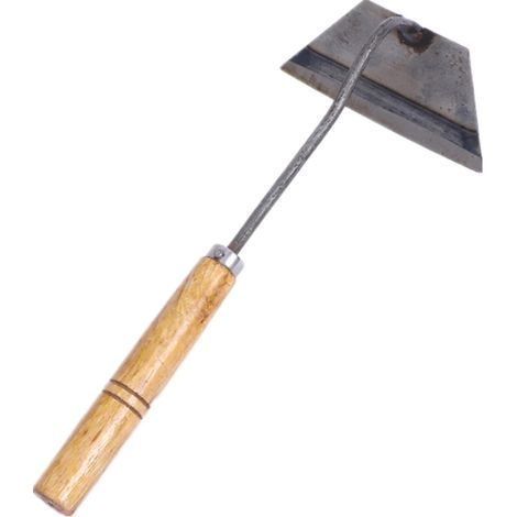 Weeding Extractor - Stainless Steel Hand Tool with Wooden Handle - Multifunctional - Loose Soil Transplanting Tool - Troughing Tool - Vegetable Planting Tool (1/4)