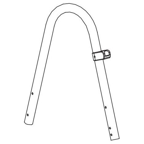 BESTWAY - P04137 - Curva in metallo 13A per scaletta 58331