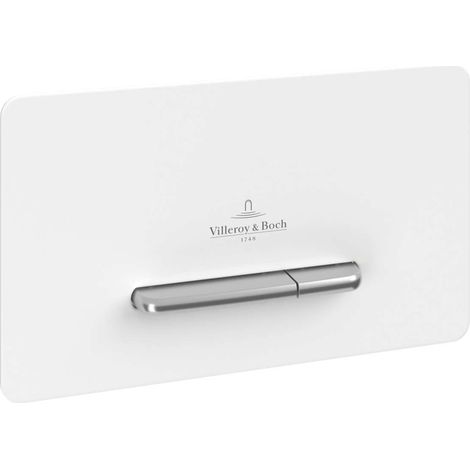 Villeroy & Boch ViConnect - Control de descarga, vidrio blanco V99442RE