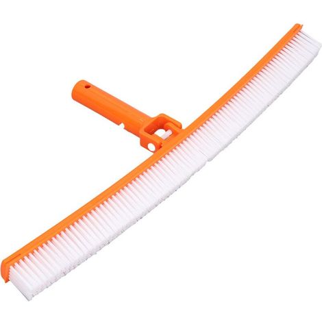 Brosse de nettoyage pour piscine, 50 cm, pour les parois, le fond, les marches et le carrelage, utilisation manuelle dans les spas, les lacs, les fontaines et les baignoires-AquaForge