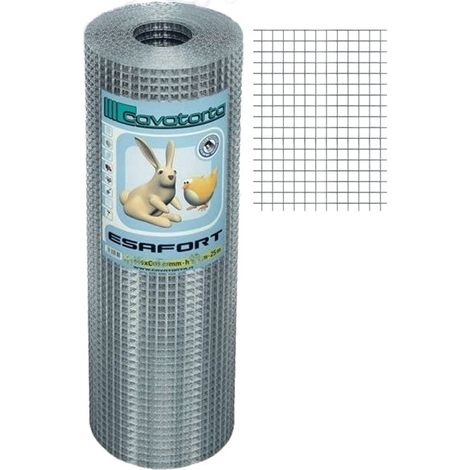 Rete Elettrosaldata Zincata Esafort 12,7x12,7 h50 25mt CAVATORTA (1/2)