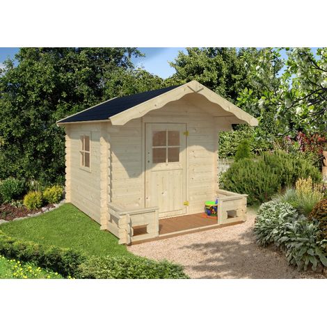 Abri de jardin en bois Stina 3,1 m2 Naturel (1/5)