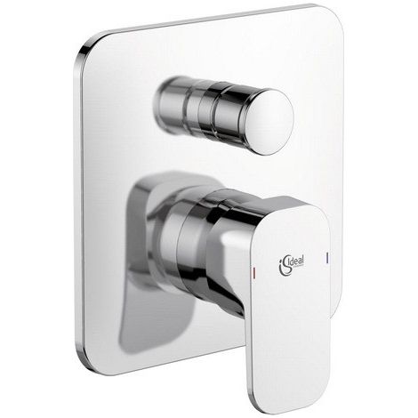 Ideal Standard Miscelatore vasca ad incasso Tonic II, Kit 2, rosetta 163x163mm, Cromo, A6340AA (1/2)