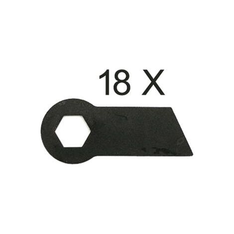 18 X 9,3 CM lame de scarificateur pour Pattfield PE-BV 38 (PEBV38) (1/3)
