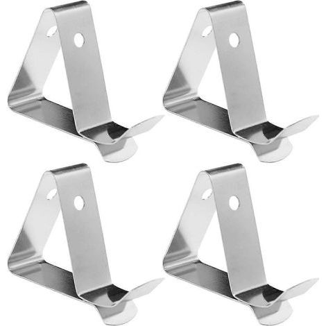 Lebensmittelechter Edelstahl-Thermometerständer (4-teilig) mit Sondenklemme (Typ 3) – Silber (1/3)
