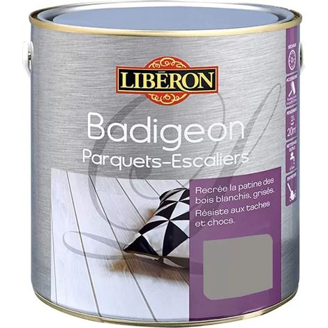 Badigeon Parquets-Escaliers LIBÉRON Fjord 2 L (1/2)