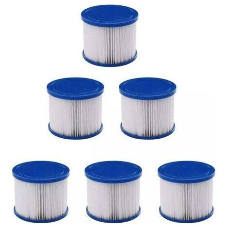 Cartouche filtrante Lot de 6 Cartouches filtrantes de Rechange Spa Gonflable (1/5)