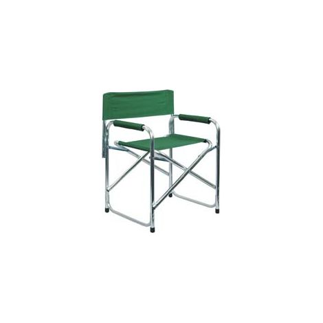 SEDIA REGISTA IN ALLUMINIO VERDE  cm.56x47x78h.    VETTE