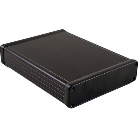 Hammond Electronics  1455U2202BK Universal-Gehäuse 220 x 191 x 66  Aluminium extrudiert Schwarz (elo