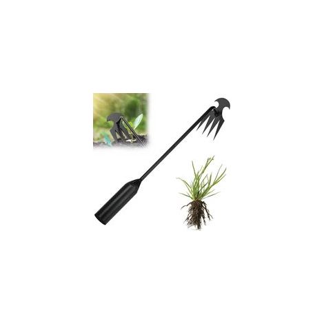 Désherbeur Manuel en Acier Inoxydable, Arrache Mauvaise Herbes Jardinage, Outil de Désherbage Manuel, Désherbage en Acier Inoxydable, Outils Jardinage pour Creuser, Sarcler, Détacher (1/5)