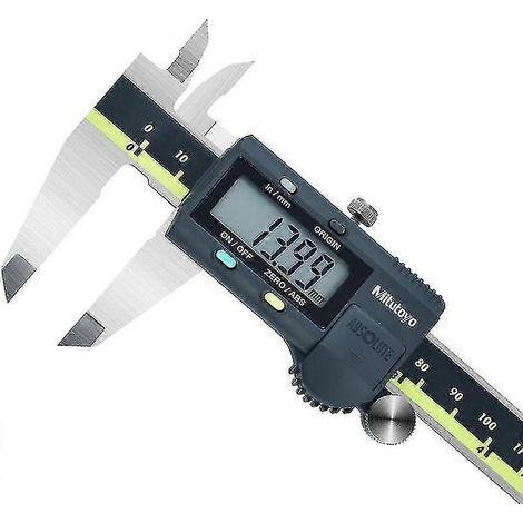 Pied à coulisse électronique CNC Mitutoyo 6 pouces/150 mm, pied à coulisse numérique en acier inoxydable, compatible avec les instruments de mesure.