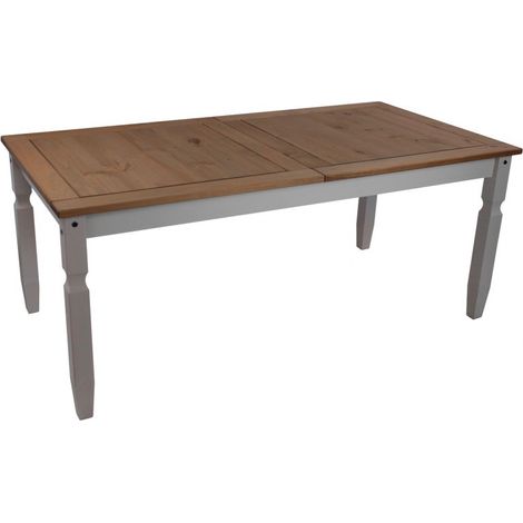 Corona Grey Wax 6'0" Dining Table (1/2)