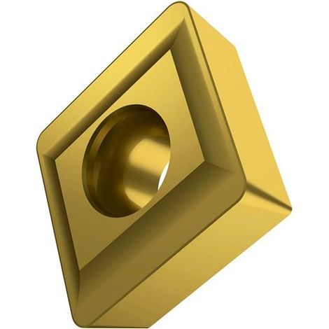 Wendeschneidplatte ISO CCMX 09T308S-TS1:M8330 D.3,5mm PVD beschichtet Farbe Gold (1/2)