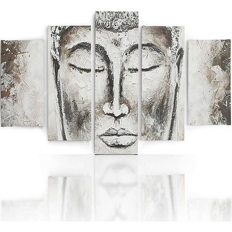 Tableau visage peint - 150 x 100 cm (1/5)