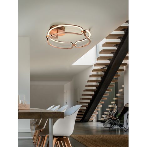PLAFON LED COLETTE  Ø47 ORO ROSA (1/5)