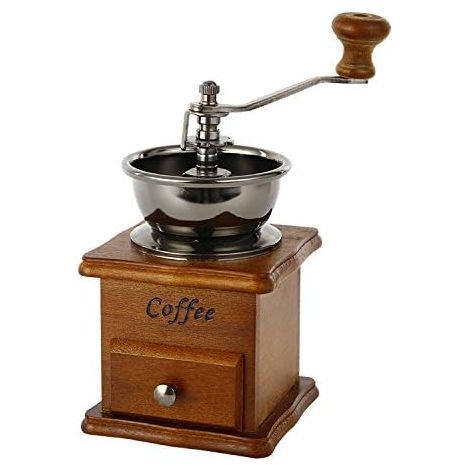 Vintage Manuel Moulin à café en céramique Conical Burr Main Portable Maker Crank Coffee (1/5)