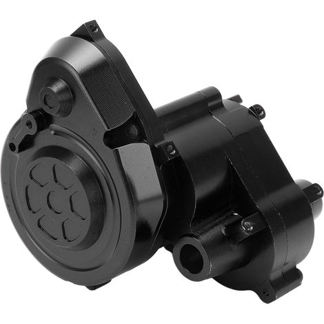 Hochfestes Getriebegehäuse aus Aluminiumlegierung für Axial RBX10 1/10 RC-Car, schwarz (1/5)