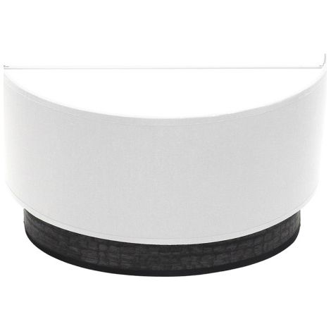 Tatiana Applique 1xe27 Bianco-Nero Legno 17x30x15 Cm (1/2)