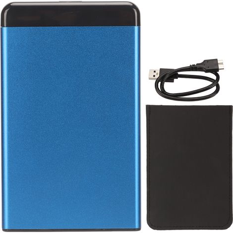 Disque dur externe 2,5 pouces, interface USB 3.0 5Gbps, plug-and-play, 80Go, compatible téléphone et TV (1/5)