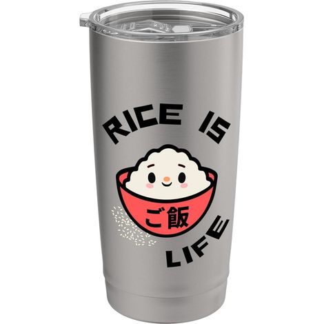 Bol de riz rouge Nourriture asiatique Riz Gohan Gobelet isotherme en acier inoxydable double paroi (1/5)