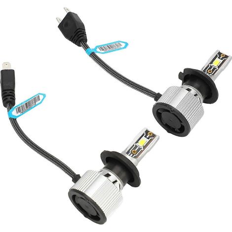 Ampoule H7 12000LM 60W, feux de route/croisement ultra-brillants, remplacement Plug and Play, CSP haute luminosité pour phares de voiture. (1/4)
