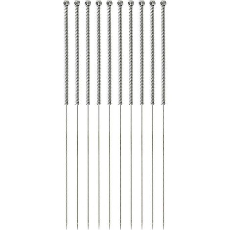 10-teiliges Düsenreinigungsset: Edelstahlnadeln 0,2/0,25/0,3/0,35/0,4 mm - 3D-Drucker-Reinigungsset, Abisolierwerkzeuge, Kaliber 0,3 mm.