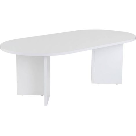 Dmora - Tavolino da salotto Parrano, Tavolo basso da caffè, Portariviste per divano, Ripiano da soggiorno, 119x60 h40 cm, Bianco (1/5)