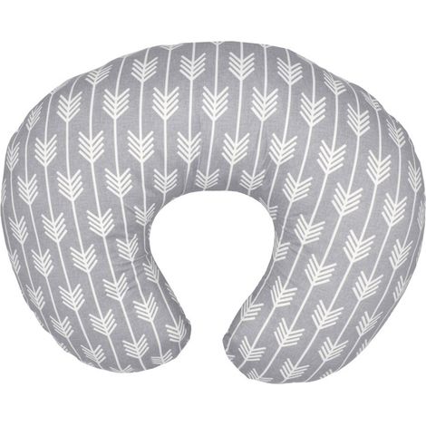 Housse Pour Chaise Longue Bébé - Tissu Minky Doux Et Imperméable - Motif Flèche Grise Neutre - Protection Lavable Pour Nursery (1/5)
