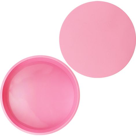 Moules à gâteaux en silicone rose 6 pouces, lot de 4 (ROSE)