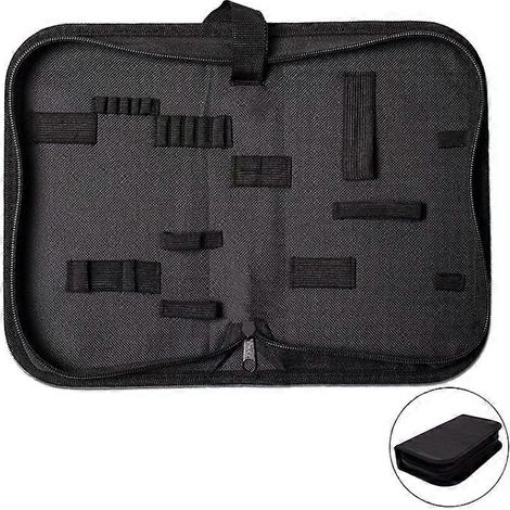 Sacoche de rangement portable pour outils - Organisateur multifonction à fermeture éclair, (1/2)