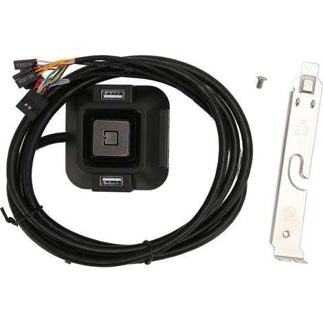 Interrupteur d'alimentation PC USB 3.9ft, bouton marche/arrêt facile pour ordinateur de bureau, plug and play (1/5)