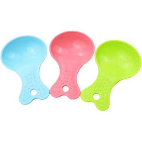 1 cuillère à nourriture pour chien, trou de suspension intégré, en polypropylène PP, capacité 50 g, manche ergonomique antidérapant (1/4)