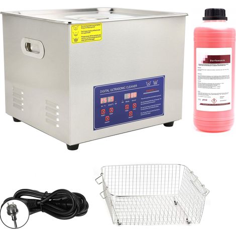 PS-60 15L pulitore/bagno a ultrasuoni + liquido Surfasonic 1L (1/5)