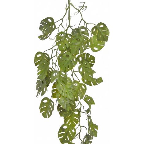 Monstera artificial para terrario - Monstera colgante BioPlant de 85 cm (1/4)
