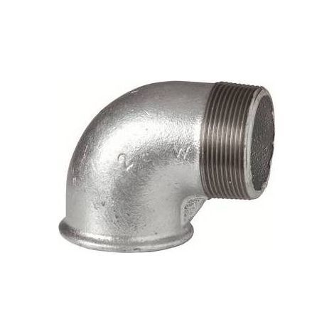 COUDE MF ZINGUÉ Dimensions : 1"1/2   -F-BRICO