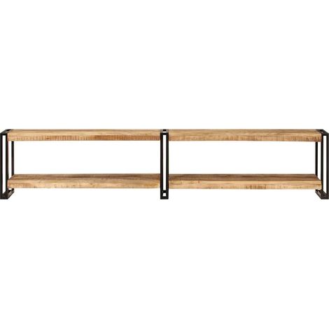 Mobile TV Armadietto TV Mobile Porta TV 200x30x40 cm in Legno Massello di Mango (1/3)