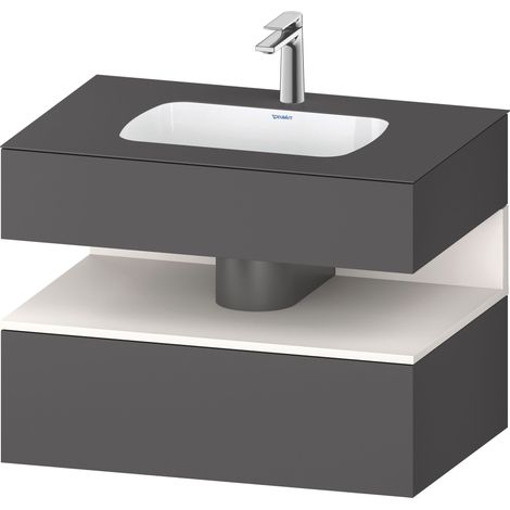 Duravit Collection One lavabo empotrado con base de lavabo (1/2)