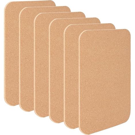 Dessous de Plat Liège 30 x 20 cm Protecteurs Vaisselle Protection Poele Casserole Séparateurs Assiettes Tapis Liège Panneau Muraux Liège (1/5)
