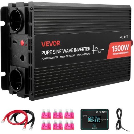 Convertisseur Pur Sinus CC 12 V vers CA 230 V Onduleur (1/5)
