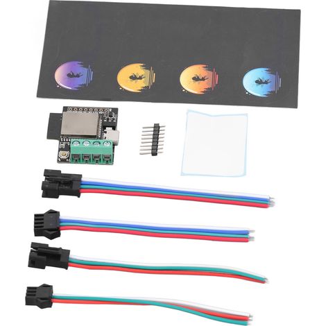 Module de commande WiFi intelligent pour ruban LED, carte PCB DIY avec interface USB Type-C, contrôleur sans fil pour bandeau lumineux, compatible maison intelligente, 1 pièce (1/5)