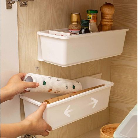 Meuble coulissant de rangement sous l'évier ou dans la cuisine, étagère de rangement sous l'évier (1/5)