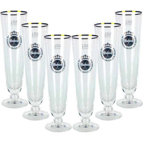 Warsteiner - Lot de 6 verres tulipe 25 cl