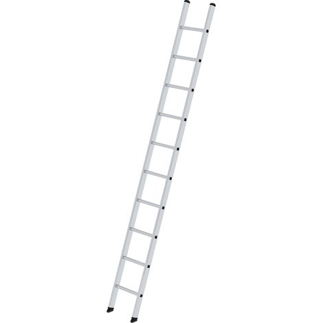 Günzburger Steigtechnik Sprossen-Anlegeleiter 0,35 m breit ohne Traverse 10 Sprossen - 011150 (1/2)