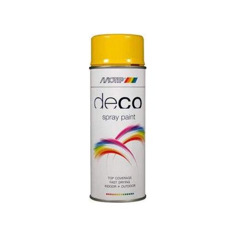 Bombe de peinture - Motip - RAL1021 - Jaune colsa brillant - 400ml - M01679