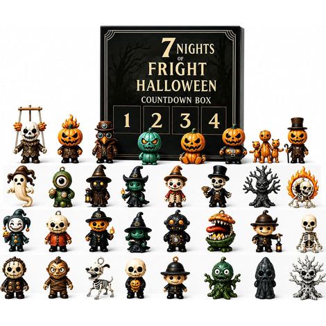 Halloween Advent Calendar 2026, 31 nuits of Fright Halloween Countdown boîte 31 nuits of Fright Halloween Countdown (1/5)