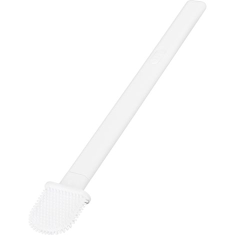 Scopino per WC, con manico antiscivolo, ideale per hotel e uso domestico.